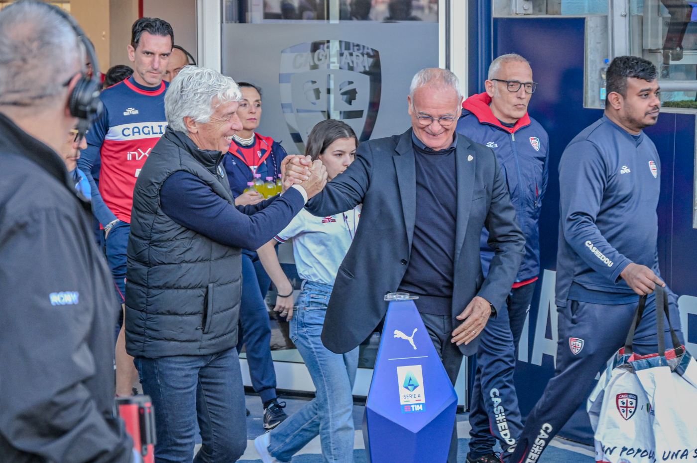 Gian Piero Gasperini e Claudio Ranieri