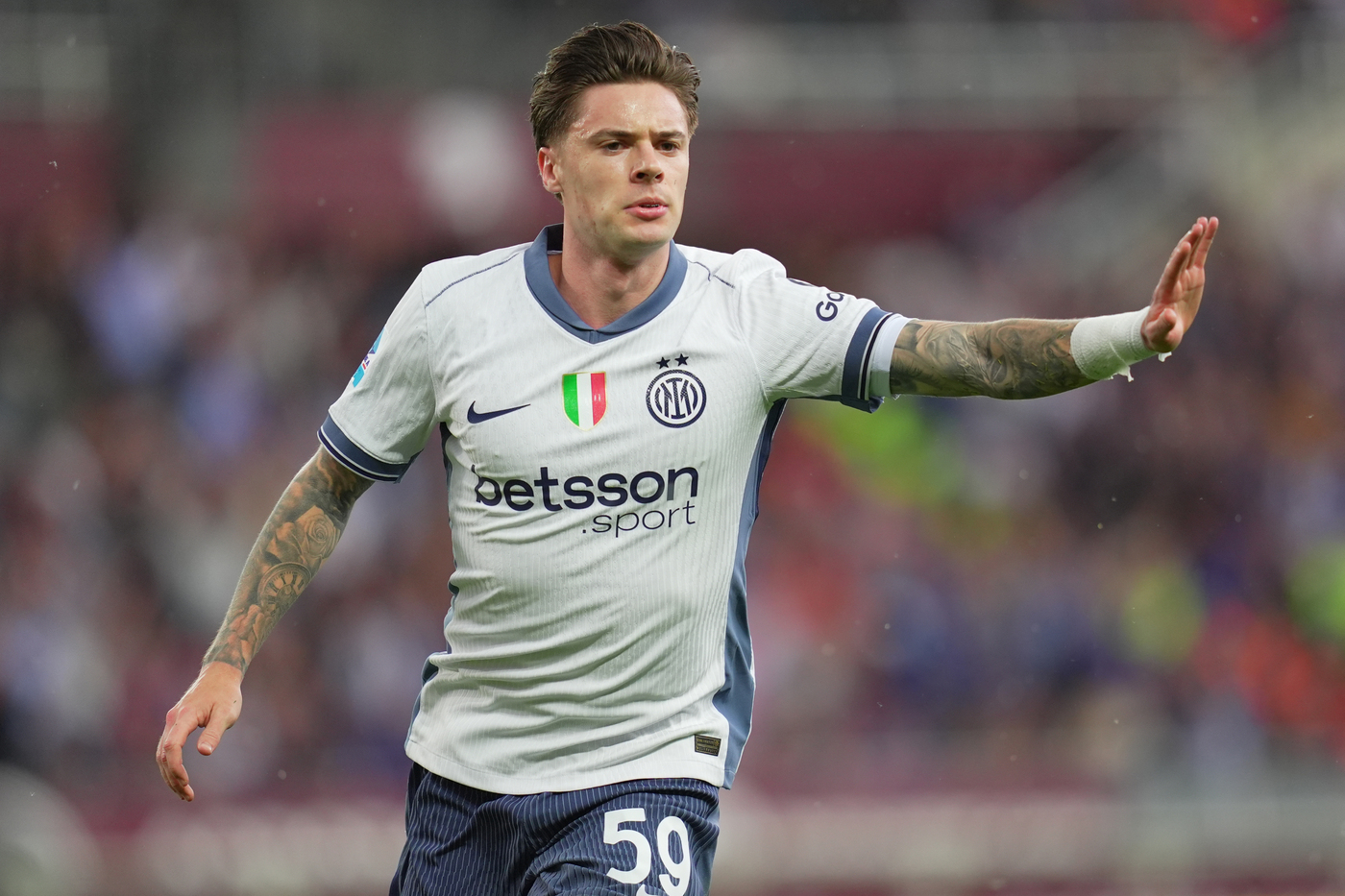 L'esterno Nicola Zalewski in campo con l'Inter contro il Torino in Serie A Atalantalive.it